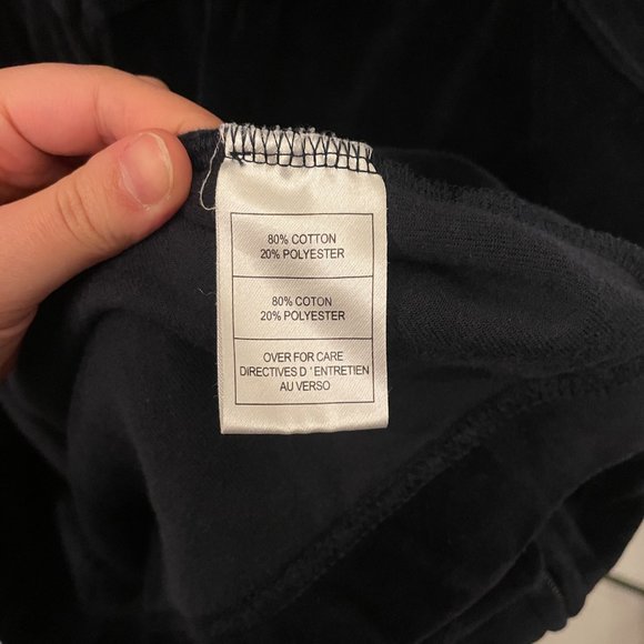 Men's Champs Sports Velvet Velour Navy Track Jacket - Picture 7 of 8